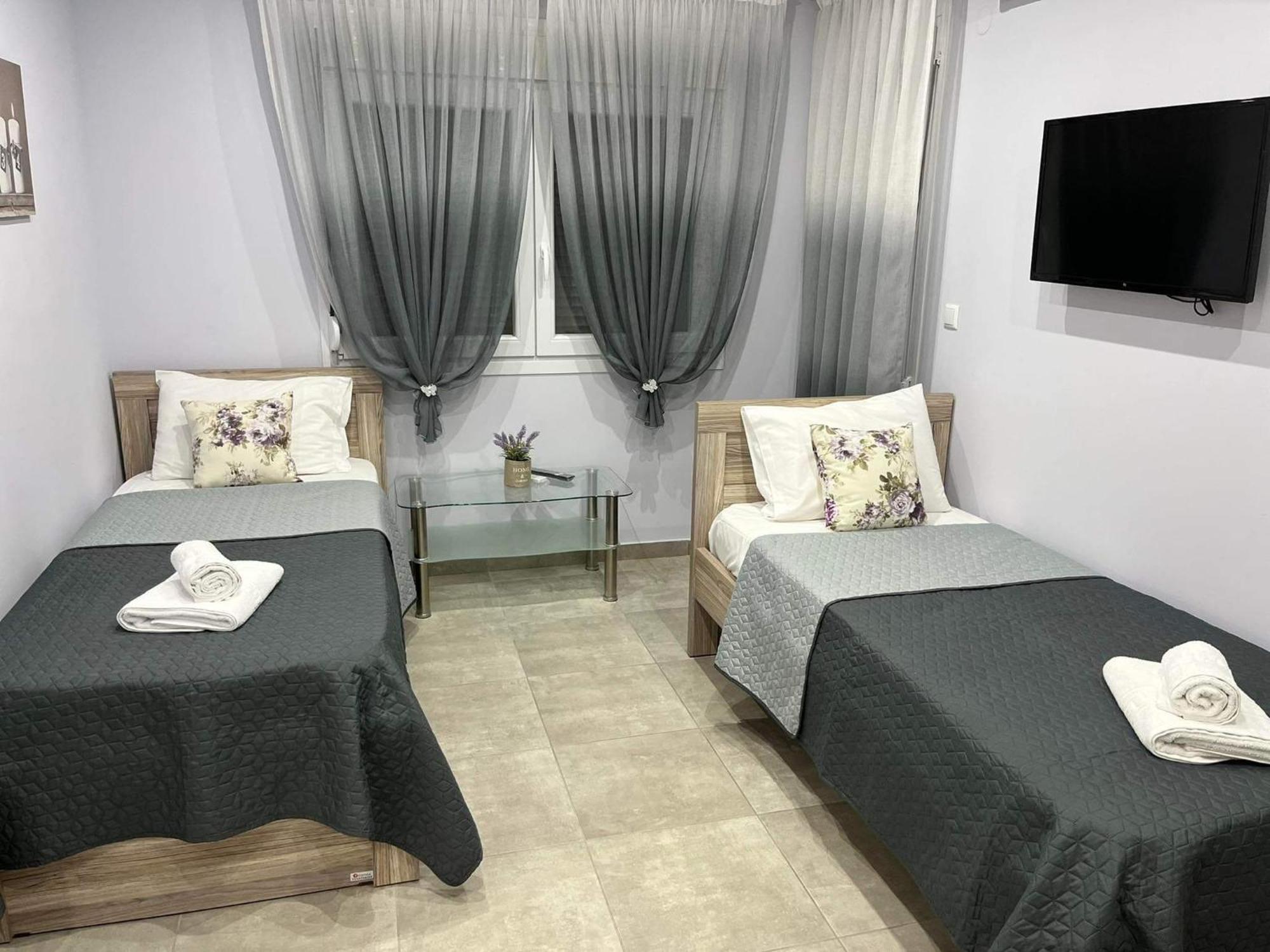 Appartamento Kaiafas Luxury Philoxenia Néa Péramos Camera foto