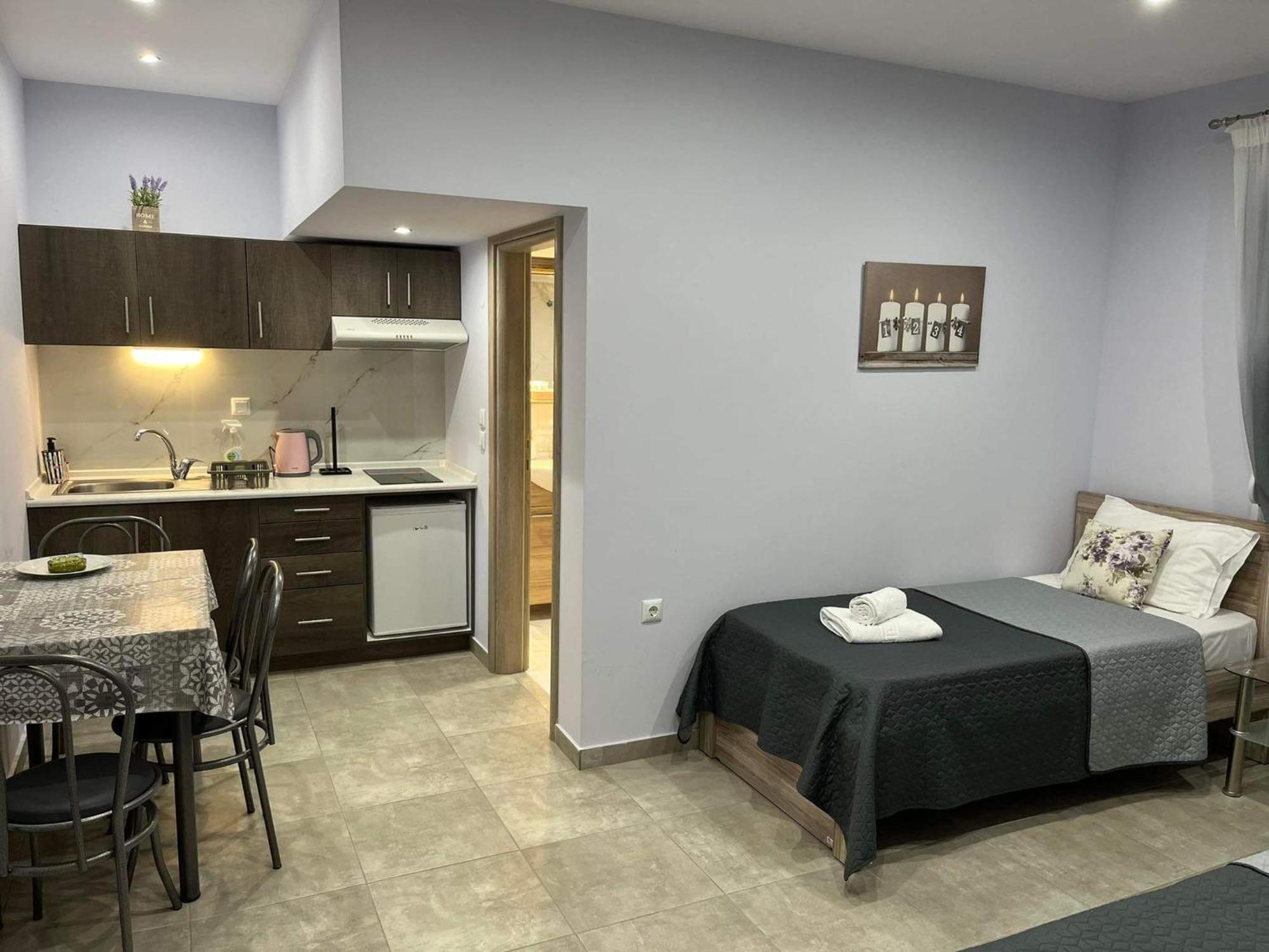 Appartamento Kaiafas Luxury Philoxenia Néa Péramos Camera foto